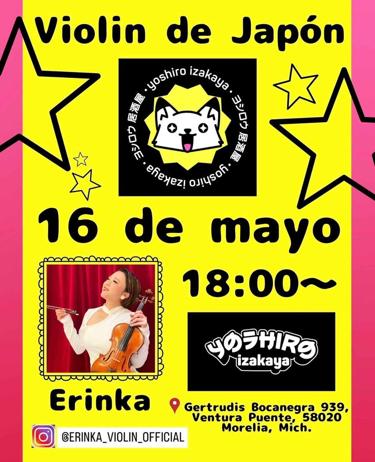 Flyer for Violin de Japón